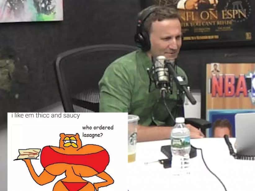 Lights Camera Barstool Ep. 088 Showing Garfield Memes To Garfield Star Breckin Meyer, Brendan