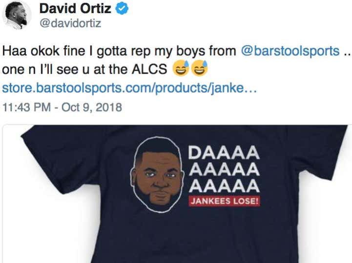 New York New York Shirts On Sale Now (Big Papi Approved)