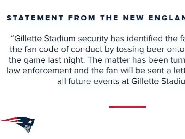 The Always Classy New England Patriots Once Again Prove Why They Are The Classiest Organization in Pro Sports