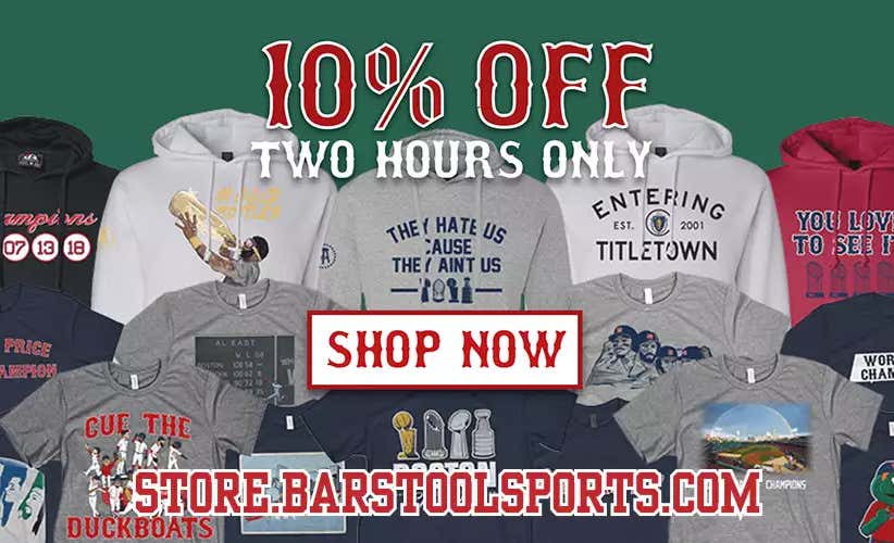 Boston is Once Again Kings of the Sports Universe.   All Shirts 10% Off For 2 Hours.  I Love Life And Boston