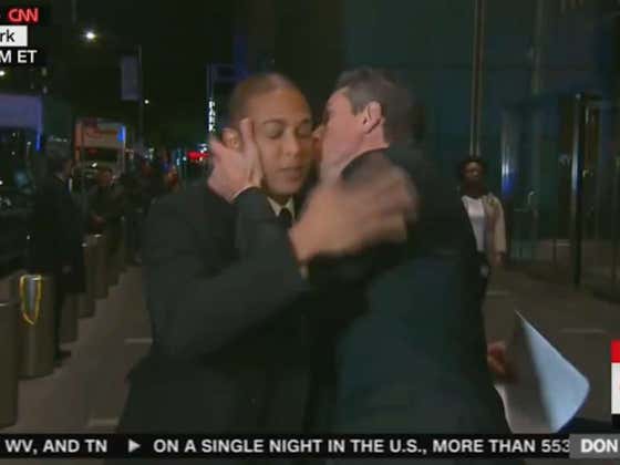 Check Out This Super Hot Kiss Between CNN's Don Lemon And Chris Cuomo