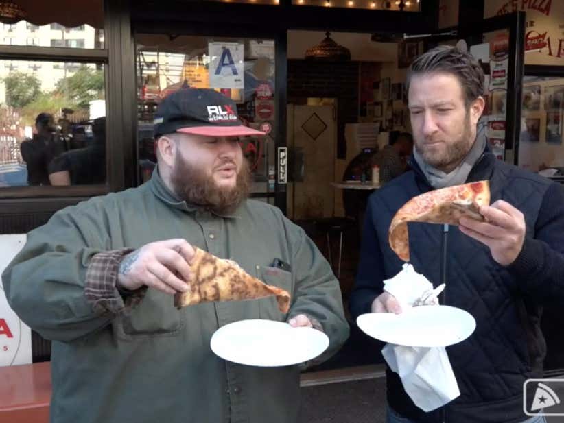 Barstool Pizza Review - Joe's Pizza With Special Guest Action Bronson