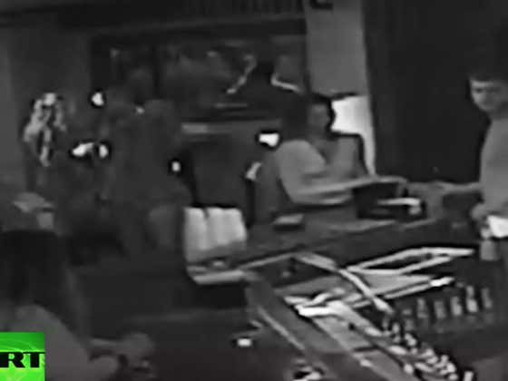 A Bouncer Gets Choked Out...Like, Flat Out Unconscious...By A 5'1" New York Girl Who Thought He Slapped Her Ass