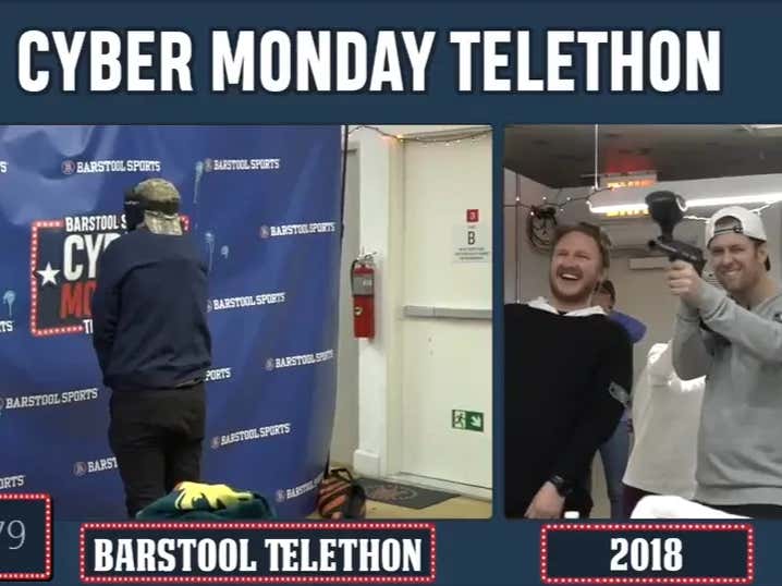 Barstool Sports 3rd Annual Cyber Monday Telethon