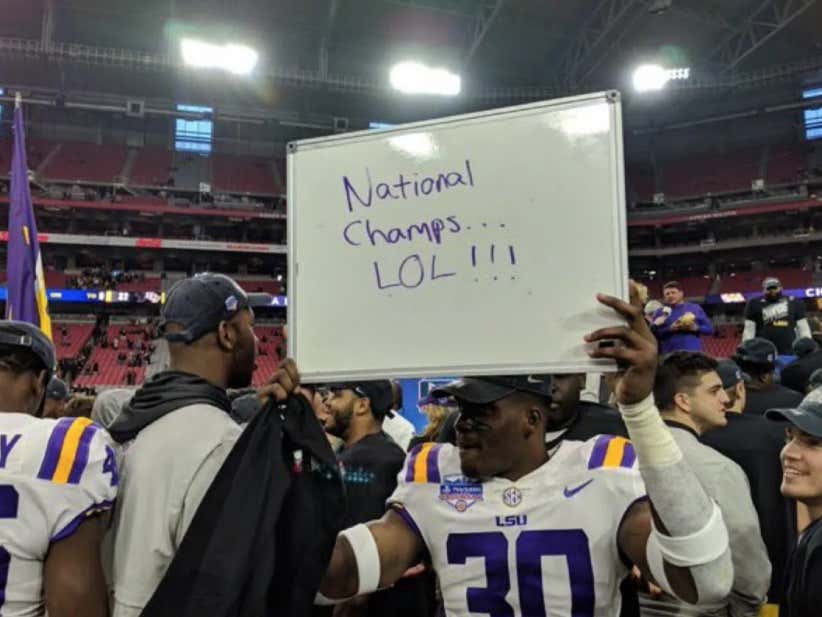 LSU Confirms We Are Leaving UCF In 2018 Barstool Bets