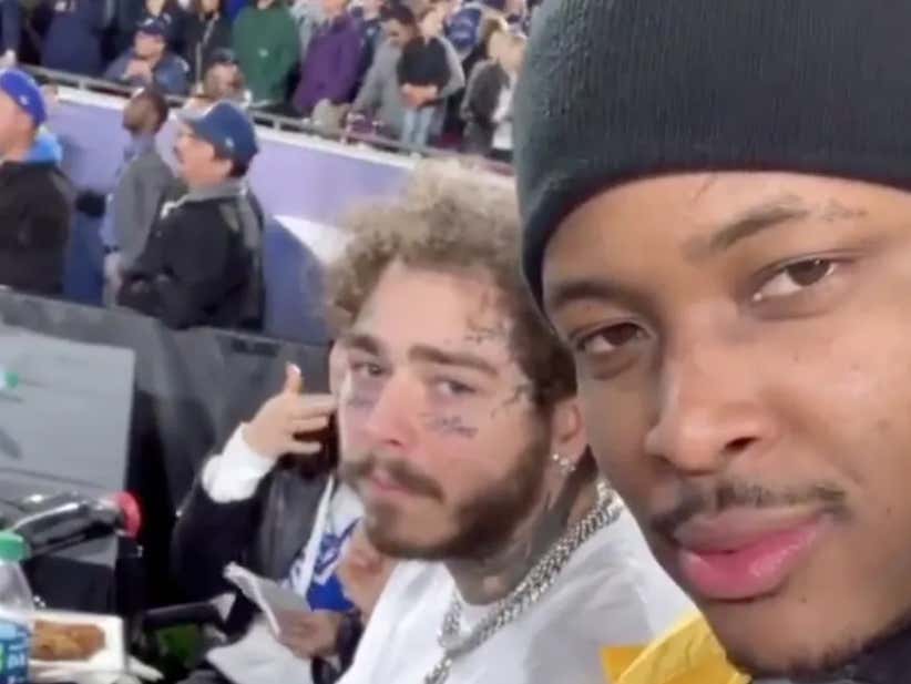 Post Malone Was The Saddest Boy In Los Angeles Last Night Barstool Sports