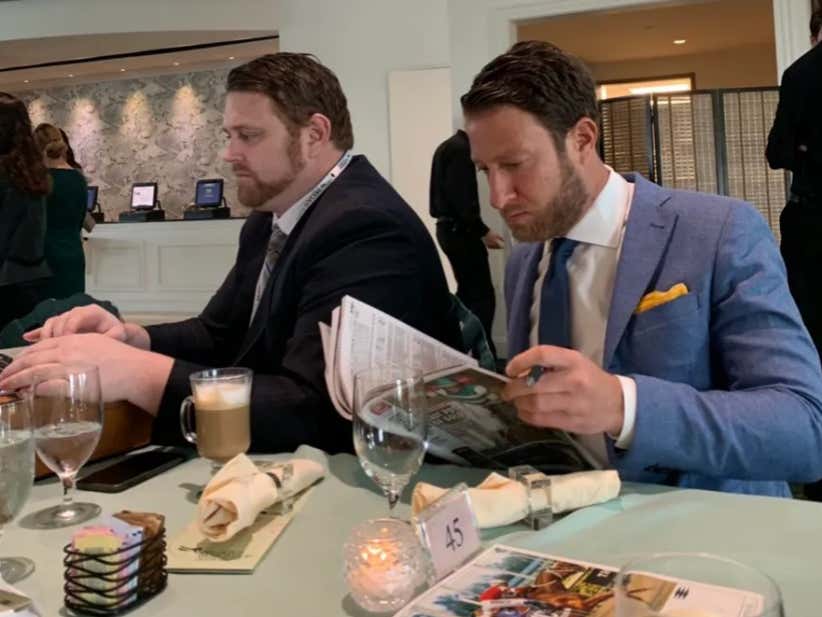 Elio and Dave Show.  Business Trip.  #PegasusWorldCup