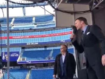 Scott Zolak Just Got Absolutely Bamboozled By Tom Brady's Mic Drop Moment At The Rally (Bonus Electric Rallying Cry From TB12)