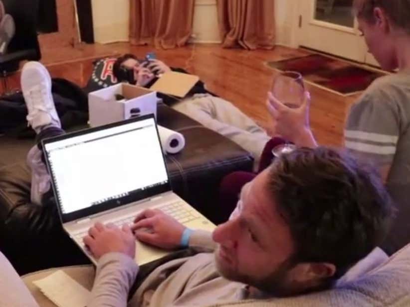 Should Dave Portnoy Give His Son Jared Carrabis Hair Style Advice?