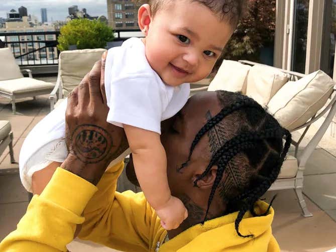 travis scott baby blue