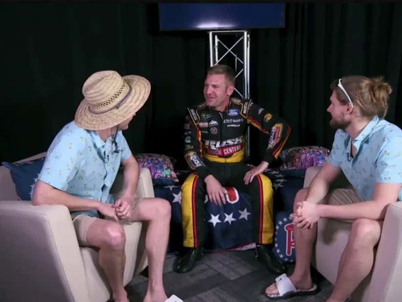 NASCAR Media Day Casting Couch With Caleb and Rone