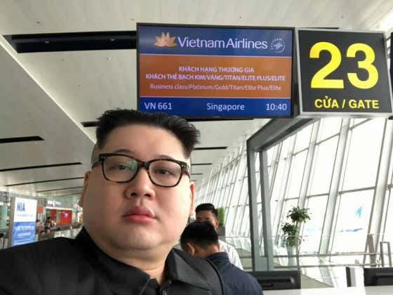 A Kim Jong-Un Impersonator Just Got Deported Outta Vietnam Ahead Of The Donald Trump/Kim Summit