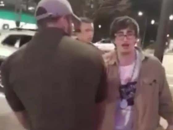 No One Has Ever Submitted Faster Than This Kid Getting Manhandled By A Bouncer