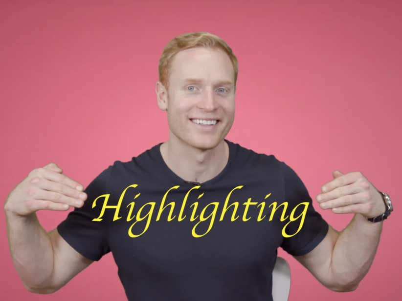 Highlighting: Masturbation For Your Face