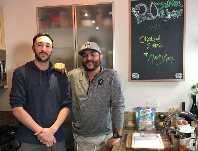 Cooking Chicken Strips With Marty Mush LIVE On Twitch Barstool Sports