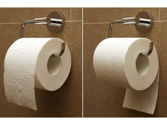 Irrefutable, Undeniable Evidence Has Come To Light About The Proper Way To Hang Your Toilet Paper