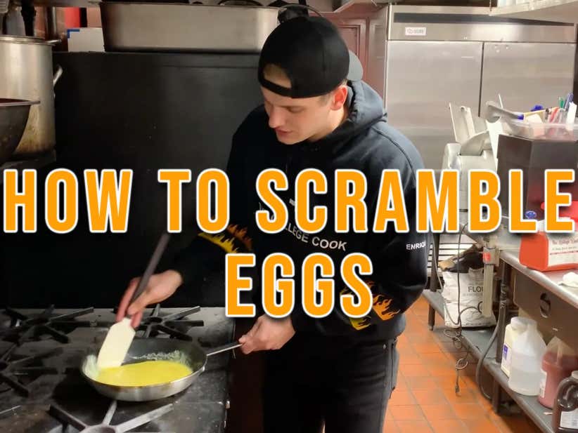 How To Scramble Eggs | The College Cooking Show