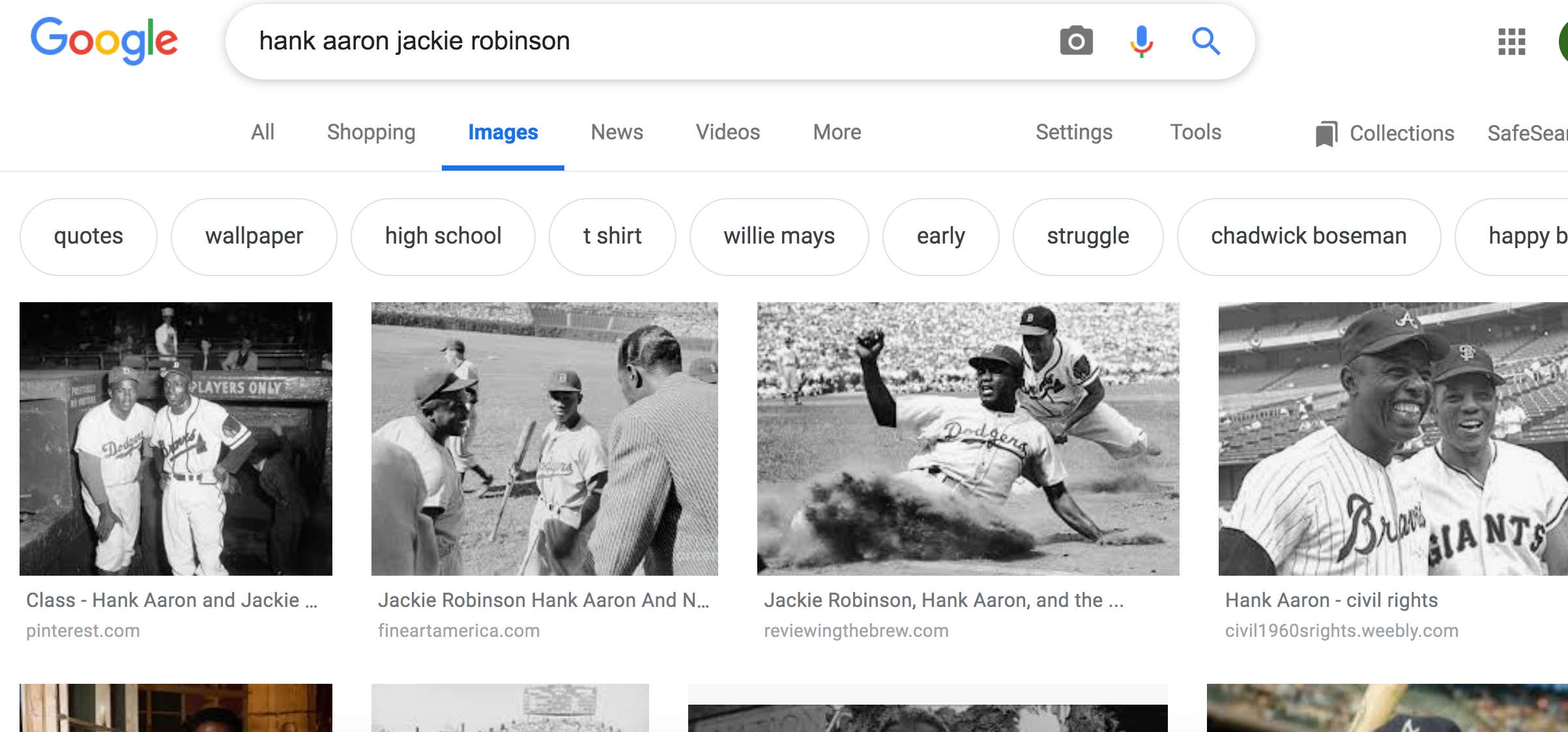 ESPN Asks Hank Aaron Where He Took This Pic With Jackie Robinson Only 