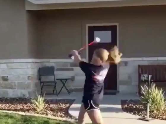 8th Grade, Central Texas Girl Has The Smoothest Swing You'll Ever See