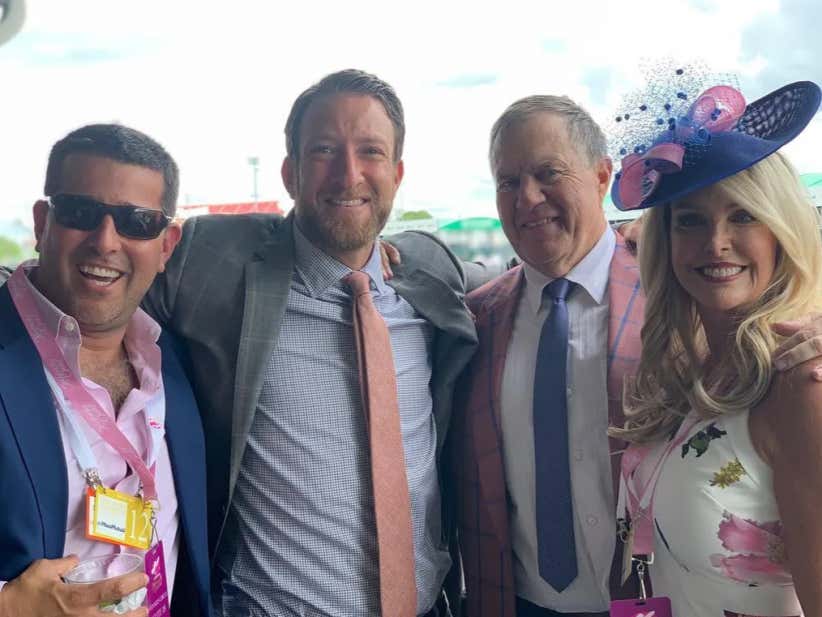 Just Me and My Favorite Boston Friends Enjoying Oaks day