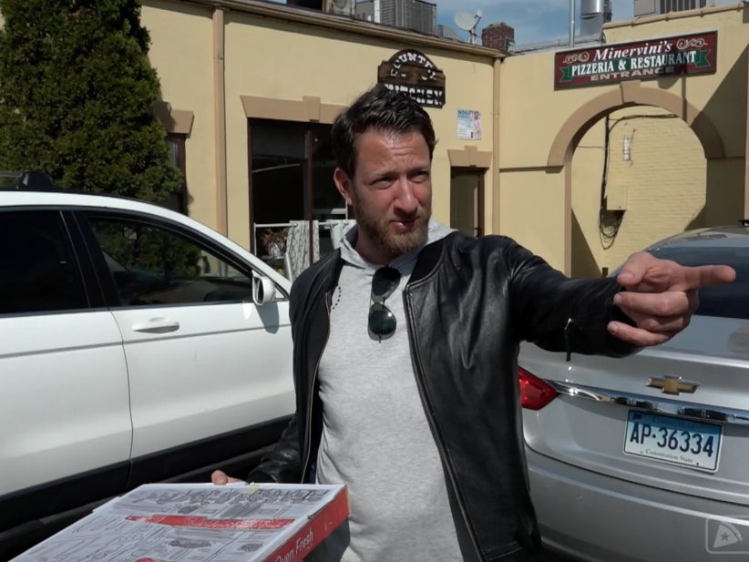 Barstool Pizza Review - Minervini's (East Haven,CT) With Special Guest Debbie The Uber Driver