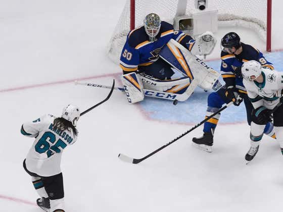 I Can't Believe The Refs Left Erik Karlsson Wide Open On The Backdoor Like That