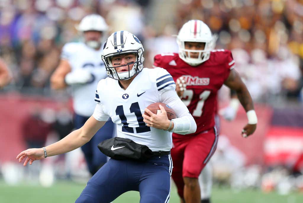 BYU QB Says He Will Update Jersey Number After Every Win Against Utah  During His Career