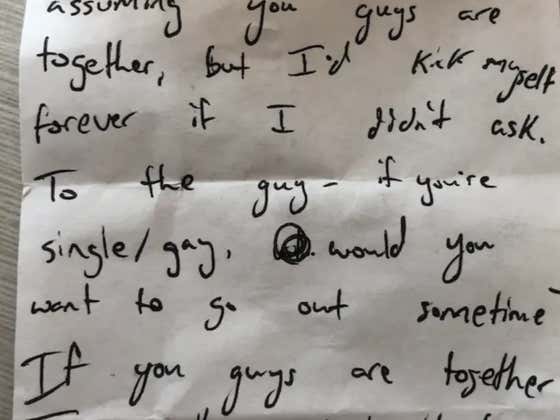 Check Out The Balls On This Gay Guy Who Asked Me Out WHILE I Was Eating Lunch With My Girlfriend