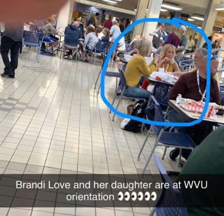 Porn Star Legend Brandi Love Spotted At WVU Orientation For Her