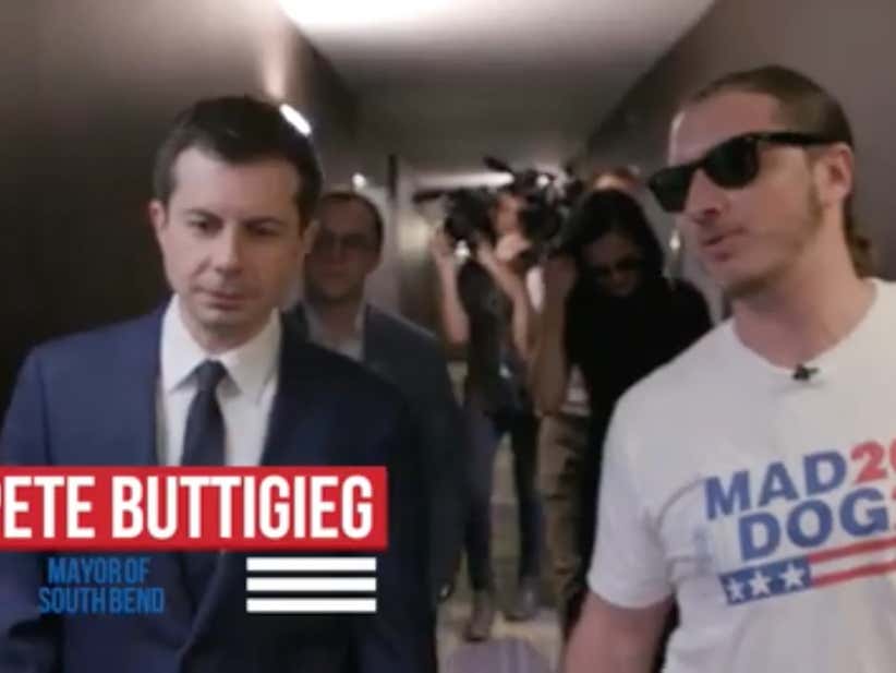 Caught Mayor Pete Buttigieg On His Way To Tonight's Debate & Asked A Couple Hard-Hitting Big J Questions