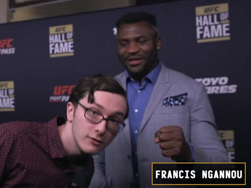 Robbie Fox Does The UFC Hall Of Fame Red Carpet