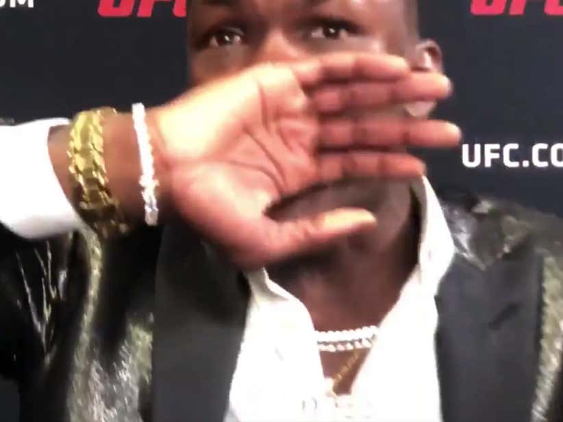 UFC Champ Israel "The Last Stylebender" Adesanya's Reaction To Jorge Masvidal's Flying Knee KO ...