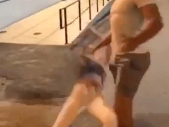 Drunk Gymnastics Leads To A Mouth Full Of Cement