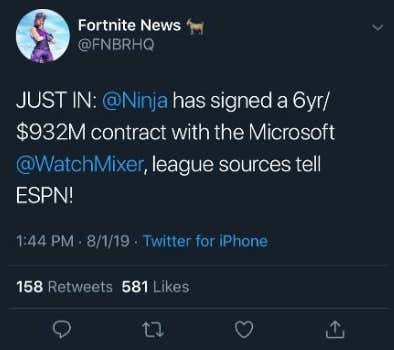 Ninja Shocked World Today And Left Twitch For Mixer But Was It Really For a BILLION DOLLARS??? | Barstool Sports