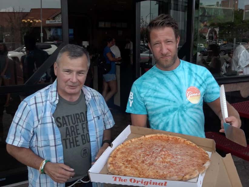 Barstool Pizza Review - Gino's (Long Beach,NY) With Special Guest Gaetano Riccardi