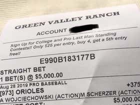 Someone Bet $5k On The 44-89 Orioles To Beat The Nationals Last Night And It Went...Poorly