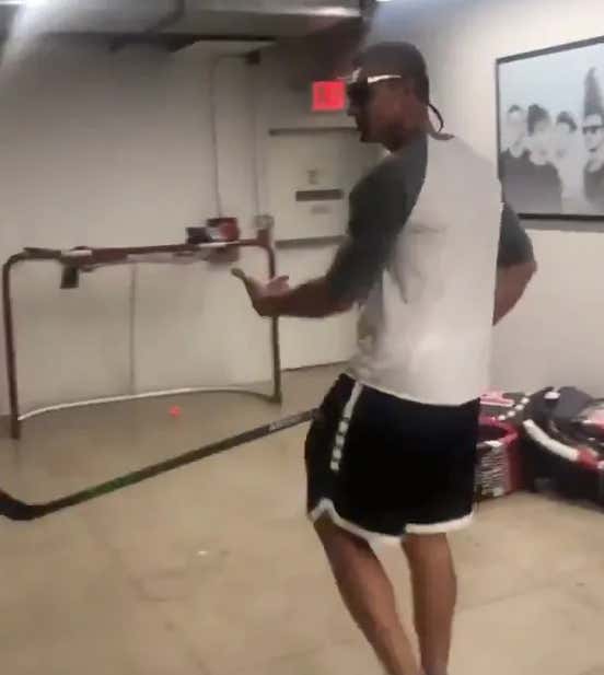 What A World Marty Mush Is Teeing Up One Timers For Gronk At Barstool