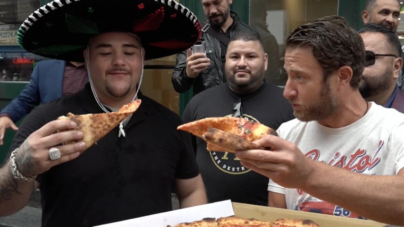 Barstool Pizza Review - Manero's with Special Guest Andy Ruiz Jr.