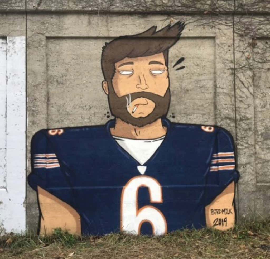This New Jay Cutler Mural Is...Beautiful - Barstool Sports