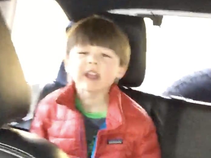 This Kid Is All Of Us When The Seatbelt Locks