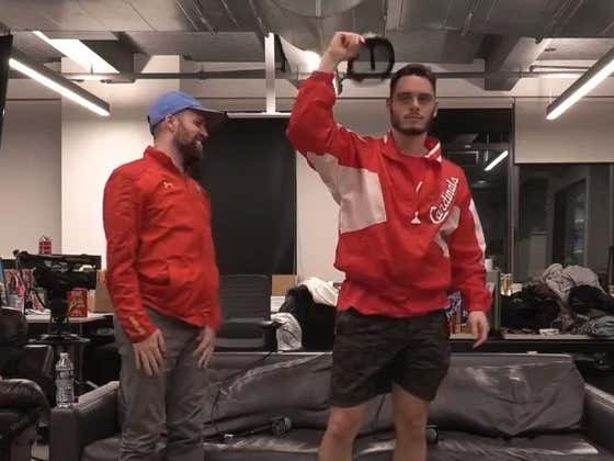 YP Congratulates Nate on the First NLCS Win In Nationals History