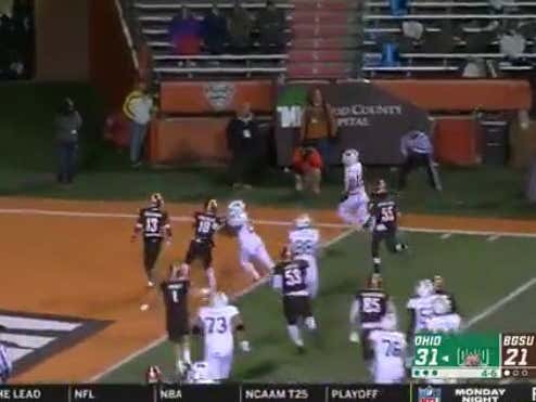 Ohio and Bowling Green just hit the over (56)...in the first half