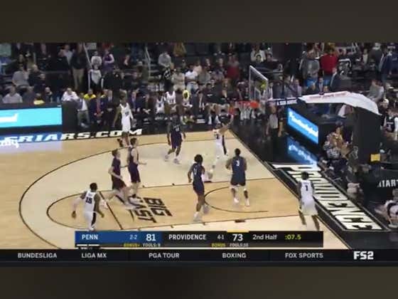 Penn (+15) beats Providence outright (+1000) 81-75.