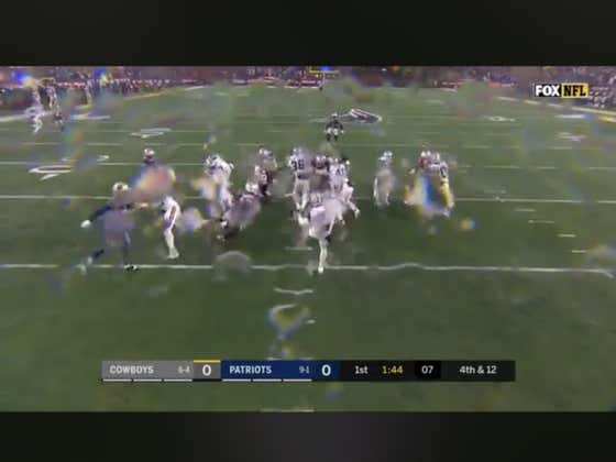 Blocked punt late in the first leads to a score and comes up big for 1Q Pats (-.5) bettors