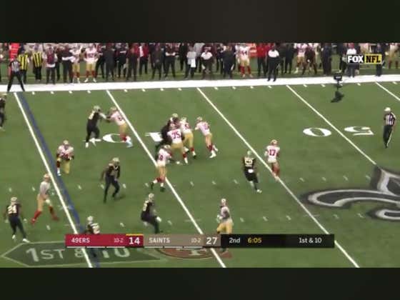 49ers and Saints combine for 48 points in the 1H and have already hit the over (45) There is still six minutes left in the 2nd quarter...