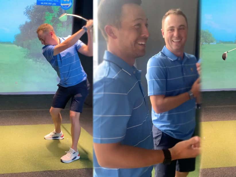 I Just Beat Justin Thomas And Xander Schauffele In A Long Drive Contest At The Presidents Cup