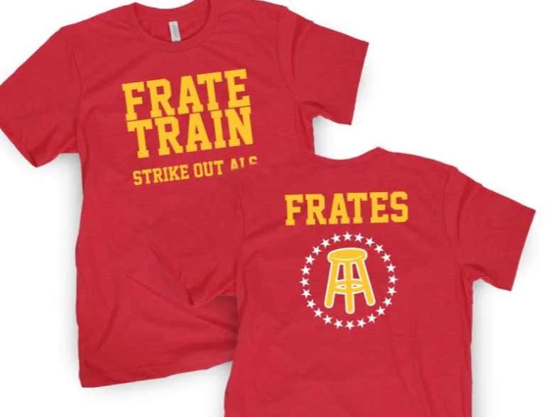 Buy A Vintage Frate Train Shirt.   All Proceeds Go Directly To The Frates #3 Fund
