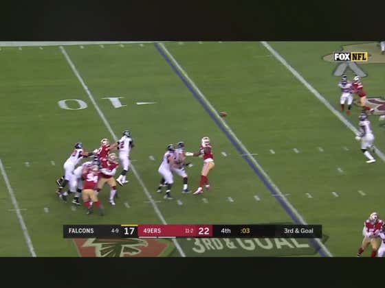 Falcons (+10) score with five seconds left in the game to beat the 49ers outright (+400) 23-22