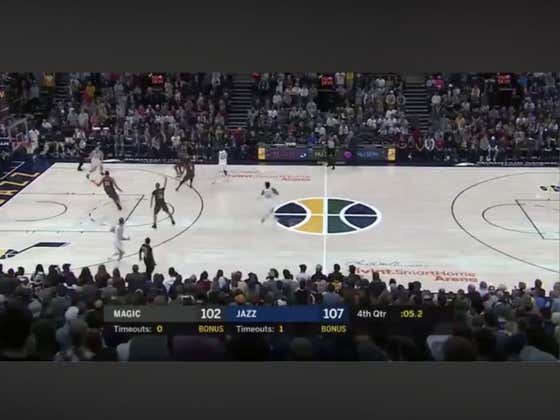 Magic foul down five with three seconds to play allowing the Jazz two free throws which they make to cover -6.5