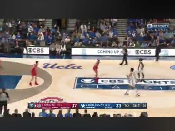 On Kentucky’s last possession of the half they hit a huge three to cover 1H +1.5